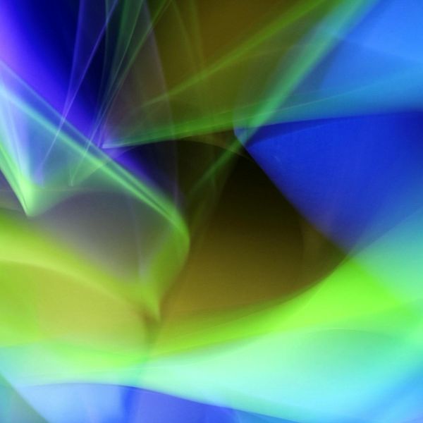 Abstract representation of sound or light waves